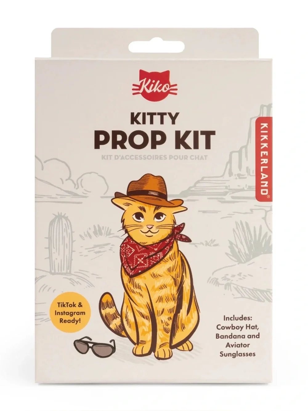 Cowboy Hat & Accessories for Cats, Small Pets